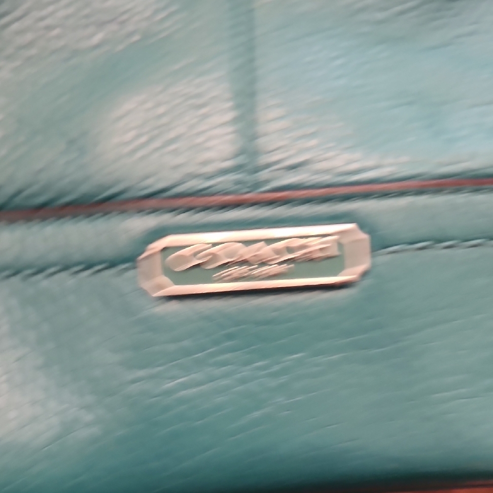 Coach Turquoise Leather Shoulder Bag